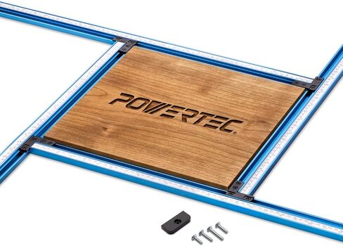 POWERTEC 71759 Box Joints Crosscut Sled Jig for Table Saws and Router Tables with Standard Miter Slots in Saudi Arabia