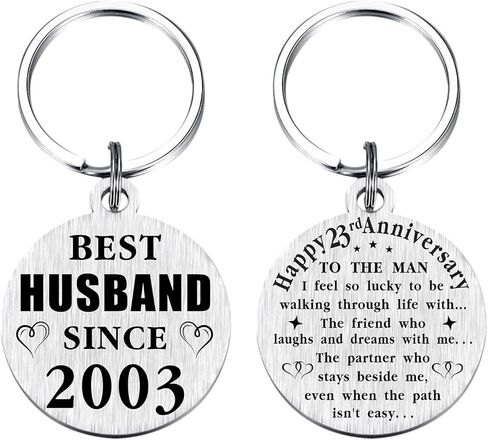 TANWIH 23rd Wedding Anniversary Keychain Gifts, 23 Year Anniversary Decoration in Kuwait