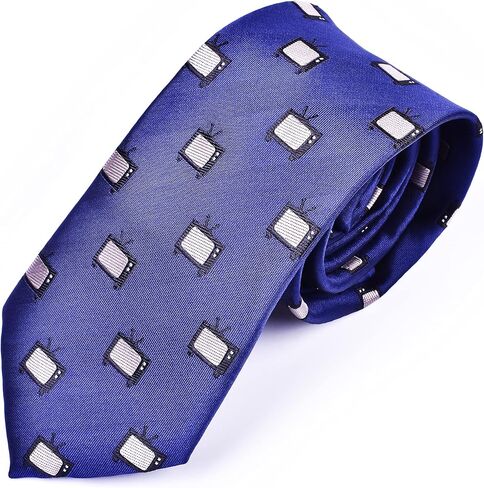 Maker V TV Necktie - Filmmaker Gift for Men - Screenwriter GIft for men - Actor gift for men - TV gift for men in Saudi Arabia