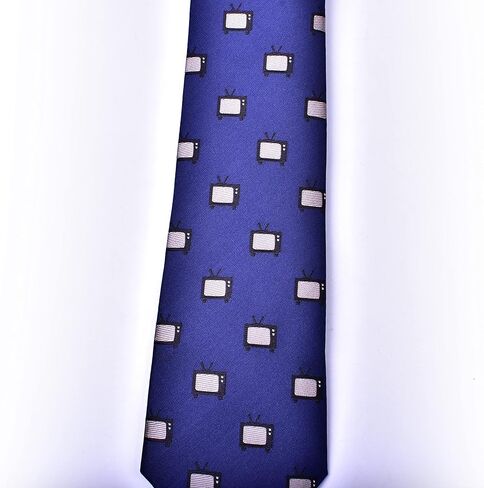 Maker V TV Necktie - Filmmaker Gift for Men - Screenwriter GIft for men - Actor gift for men - TV gift for men in Saudi Arabia