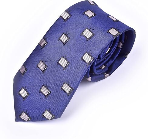 Maker V TV Necktie - Filmmaker Gift for Men - Screenwriter GIft for men - Actor gift for men - TV gift for men in Saudi Arabia