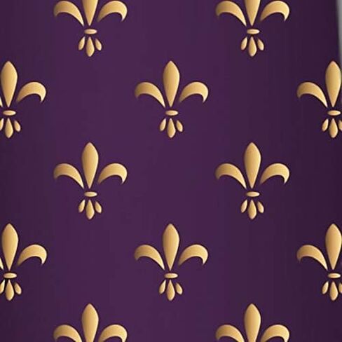 Three Rooker Mardi Gras Ties Mens Fleur de Lis Necktie Purple Tie in Saudi Arabia