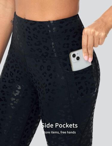 THE GYM PEOPLE Women's High Waisted Yoga Leggings Soft Tummy Control Workout Running Athletic Pants with Pockets in Saudi Arabia