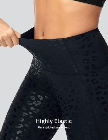 THE GYM PEOPLE Women's High Waisted Yoga Leggings Soft Tummy Control Workout Running Athletic Pants with Pockets in Saudi Arabia