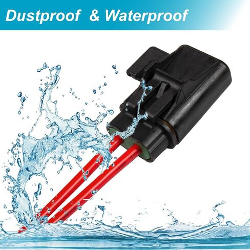 VANSIHO ATO/ATC Inline Fuse Holder Kit, IP67 Waterproof Sealed Fuse Block with 12-10 AWG Terminals for Car Audio, Off-Road Lights, Marine Boats (Pack of 6) in Saudi Arabia
