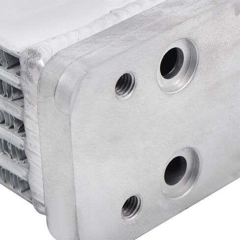 Engine Oil Cooler Replacement for 356 356B Replacement for 61610704101 61610704102 Silver in Saudi Arabia