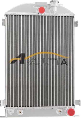 4 Row Aluminum Radiator for 1933-1935 Ford Model Chevy V8 Engine Swap with cooler 1934 1935 in Saudi Arabia