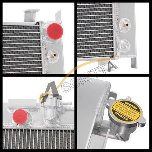 4 Row Aluminum Radiator for 1933-1935 Ford Model Chevy V8 Engine Swap with cooler 1934 1935 in Saudi Arabia