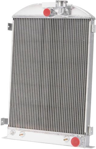 4 Row Aluminum Radiator for 1933-1935 Ford Model Chevy V8 Engine Swap with cooler 1934 1935 in Saudi Arabia
