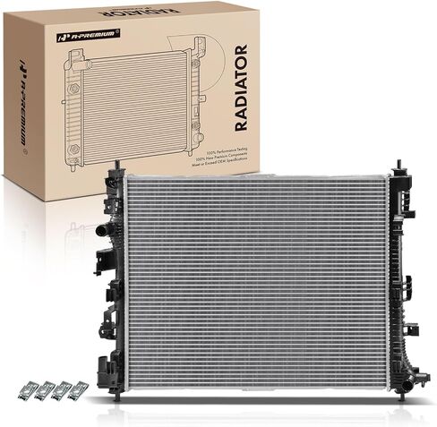A-Premium Engine Coolant Radiator Assembly Compatible with Chevrolet Equinox 2018-2022 & GMC Terrain 2018-2022, 1.5L 2.0L, Replace# 23270570, 84142649 in Kuwait