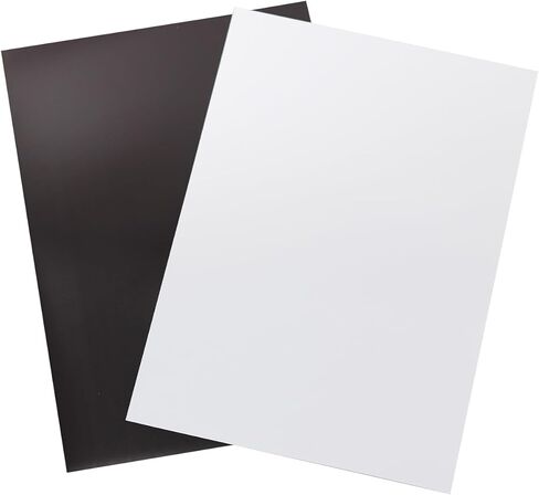 أوراق مغناطيسية قابلة للطباعة مقاس 8 × 10 بوصة ورقة مغناطيسية غير لامعة 5 قطع من الورق المغناطيسي غير اللاصق للطابعات النافثة للحبر، صور مغناطيسية مرنة للحرف اليدوية in Kuwait