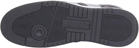 Levi's Shoes Mens 521 Basketball Hi Pebbled Ultra Hyde Black/Grey 9 M in Saudi Arabia