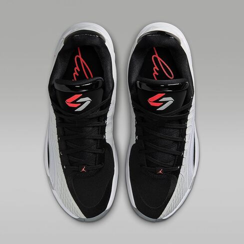 حذاء كرة السلة Nike Luka 4 "White Cement (أبيض/أسود/رمادي ذئب/قرمزي ساطع) مقاس 9.5 in Saudi Arabia