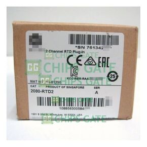 New 2080-RTD2 2-Channel Resistance Thermometer Plug-in Module US Stock New Factory Sealed in Kuwait