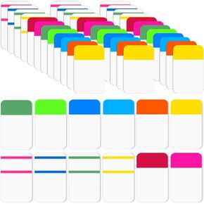 صفحة كتاب لعلامات تبويب الفهرس اللزجة مقاس 1 بوصة، 960 قطعة من علامات التبويب اللاصقة لأجهزة الكمبيوتر المحمولة، أعلام صفحة قابلة للكتابة وتغيير موضعها، ملصقات علامات ملونة للكتب والمجلدات والأوراق والمستندات ومجلدات الملفات in Kuwait