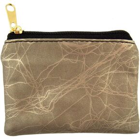 WJH Marble Pattern Leather Zipper Rosary Pouch, 3 1/2 Inch (Black) in Saudi Arabia