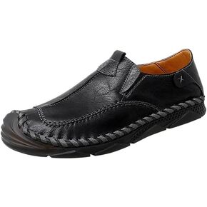 Men's Slip-on Loafers Shoes Low-top Rubber Shoes British Youth Flat-Soled Non-Slip Wear-Resistant Comfortable Breathable Versatile Round-Toed Casual Shoes for Men in Saudi Arabia