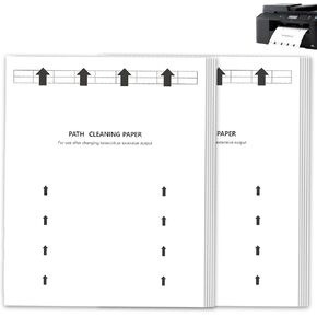 Printer Cleaning Sheets 20-Pack - 【Removes Ink, Dirt, Dust & Debris】8.5 x 11 Inches, Thickened Design, Durable & Easy to Clean, Compatible with Laser & Inkjet Printers, Copiers, Scanners, Fax Machines in Kuwait