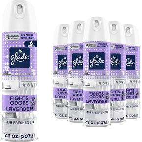 Glade Air Freshener Room Spray, Lavender Scent, Odor Fighting to Deliver Long Lasting Freshness, 7.3 Oz, 6 Count in Saudi Arabia