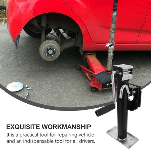 Manual Trailer Jack Supporting Bracket 900kg Capacity Side Crank Stabilizer Jack for Recreational Vehicle Camper Yacht Lifting and Support in Kuwait