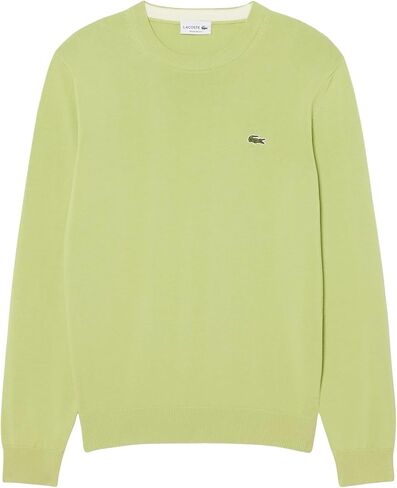 سترة رجالية من القطن أحادية اللون برقبة دائرية من Lacoste، خشب البتولا، مقاس 3X-Large in Saudi Arabia