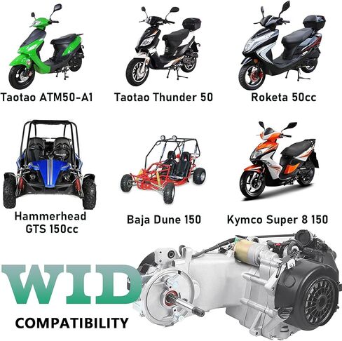 AC CDI Ignition Coil Relay Voltage Regulator Spark Plug Compatible with Tomberlin Crossfire 150R Spiderbox 150cc Go Karts Parts GY6 150cc Engine Scooter Moped Hammerhead GTS American Sportworks 150 in Kuwait