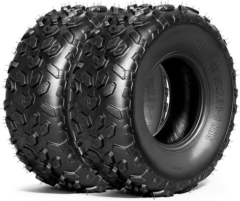 19x7-8 ATV/UTV Tires,19x7x8 All-Terrain Tires,4-Ply Rated,Tubeless,Set of 2 in Saudi Arabia
