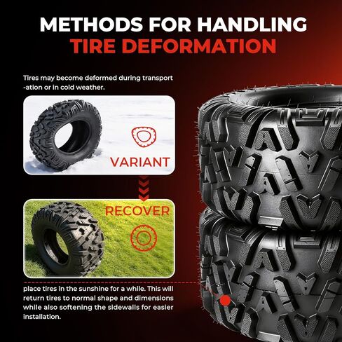 ATV/UTV Tires 23x7-10,All-Terrain Mud Tires 23x7x10,4-Ply,Non-Directional Tread,Tubeless,Set of 2 in Saudi Arabia