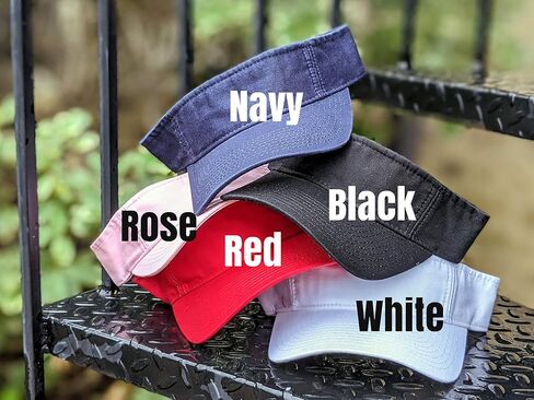 Custom Text Palm Tree Visor Hat Cap, Embroidered Personalized Name Monogram Monogrammed, Cabo Cancun Cruise Beach Trip Vacation Girls Trip Maui Florida Orlando Key West Miami Myrtle Beach Spring Break in Kuwait