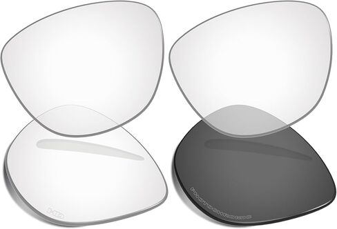 Vonxyz Lenses Replacement for Ray-Ban Meta Skyler RW4010 (52mm) Smart Glasses Anti Scratch - For Women, Easy Install - HD Clear Engraved&Clear Black Photochromic Engraved in Saudi Arabia