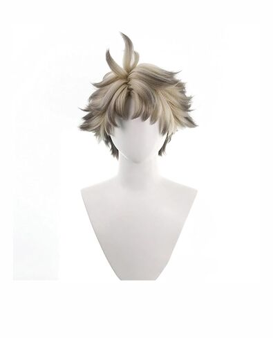 Rudo Surebrec Cosplay Wig Hair Role Play Halloween Christmas Comic Convention Costume Party Wigs + Wig Cap in Kuwait