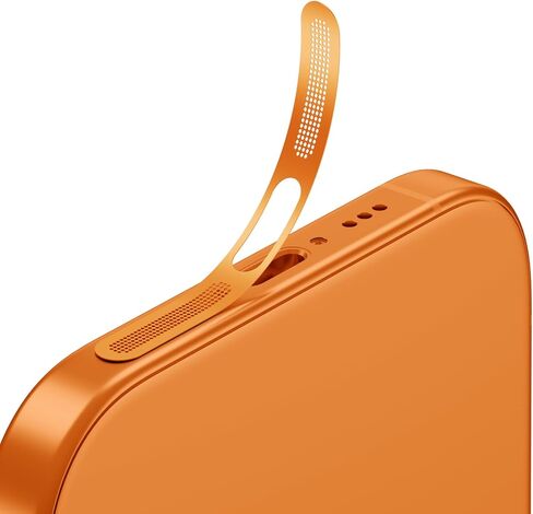 غطاء لاصق مقاوم للغبار لسماعة الأذن لهاتف iPhone 17 Pro Max - 5 قطع / برتقالي كوني in Kuwait