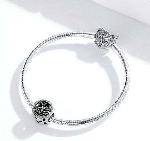 Hummingbird, Baby Giraffe, Ladybug, Unicorn, Heart Beart Charm, Pet And Animal Charm, Gift For Women, Wife, Sister, Friends, Mother, Christmas, Compatible To Pandora Bracelet. in Saudi Arabia