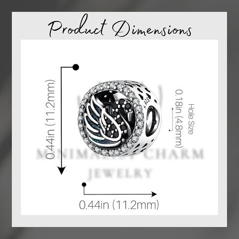 Hummingbird, Baby Giraffe, Ladybug, Unicorn, Heart Beart Charm, Pet And Animal Charm, Gift For Women, Wife, Sister, Friends, Mother, Christmas, Compatible To Pandora Bracelet. in Saudi Arabia