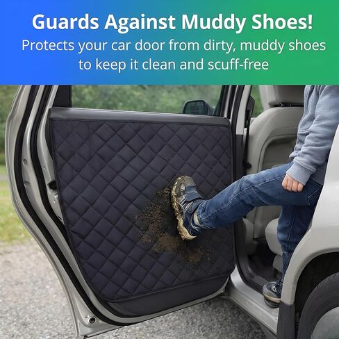 Dog Car Door Protector – Durable Scratch-Resistant Door Guards for Dogs, Universal Fit for Cars & SUVs, Waterproof Anti-Stain Interior Door Protection, 2 Pack in Saudi Arabia