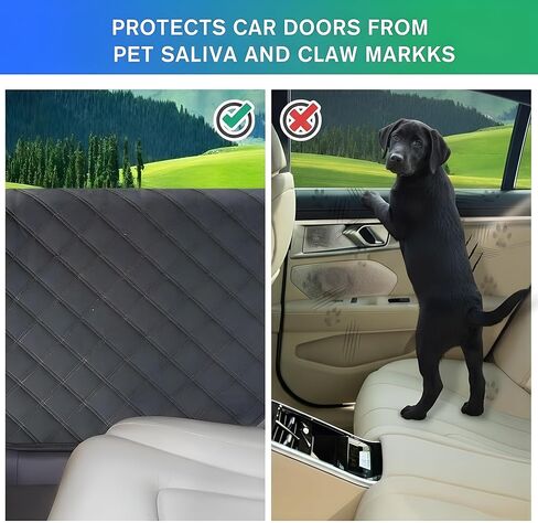 Dog Car Door Protector – Durable Scratch-Resistant Door Guards for Dogs, Universal Fit for Cars & SUVs, Waterproof Anti-Stain Interior Door Protection, 2 Pack in Saudi Arabia