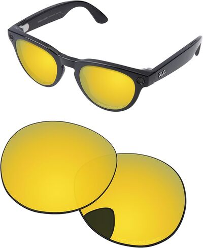 Replacement Lenses for Ray-Ban Meta Headliner RW4009F & RW4013F 51mm AI Glasses - Photochromic, Anti Blue Light Lens in Saudi Arabia