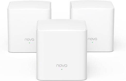 نظام Tenda BE5100 WiFi 7 Mesh WiFi - تغطية منزلية كاملة ثنائية النطاق (6600 قدم مربع)، 1 × 2.5 جيجا + 2 × 1 جيجا، منافذ جيجابت، MLO وEthernet Backhaul للتجوال السلس، EasyMesh وVPN جاهز - ME6 Pro (3 عبوات) in Saudi Arabia