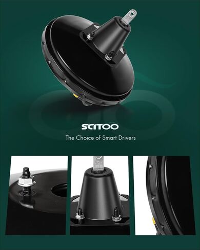 معزز فرامل الطاقة الكهربائية من SCITOO لسيارة Mitsubishi Lancer L4 2.0L 2008-2011، Lancer L4 2.4L 2009-2011، Outlander L4 2.4L 2008-2010، Outlander V6 3.0L 2007-2010، استبدال 53-8387، بدون أسطوانة رئيسية in Kuwait