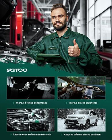 معزز فرامل الطاقة الكهربائية من SCITOO لسيارة Mitsubishi Lancer L4 2.0L 2008-2011، Lancer L4 2.4L 2009-2011، Outlander L4 2.4L 2008-2010، Outlander V6 3.0L 2007-2010، استبدال 53-8387، بدون أسطوانة رئيسية in Kuwait