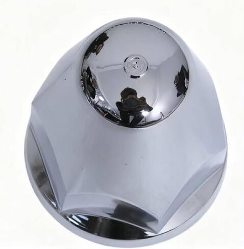 JESONN 60 قطعة من نوع الرصاصة 33 مم من الكروم ABS غطاء صامولة للعروة مجموعة قبعات على الطراز مع شفة (60) in Kuwait