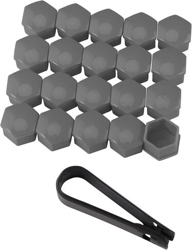 20x17 مللي متر عجلة العروة براغي غطاء مركز قبعات سوداء وأداة مناسبة لشركة فولكس فاجن أودي سكودا in Kuwait
