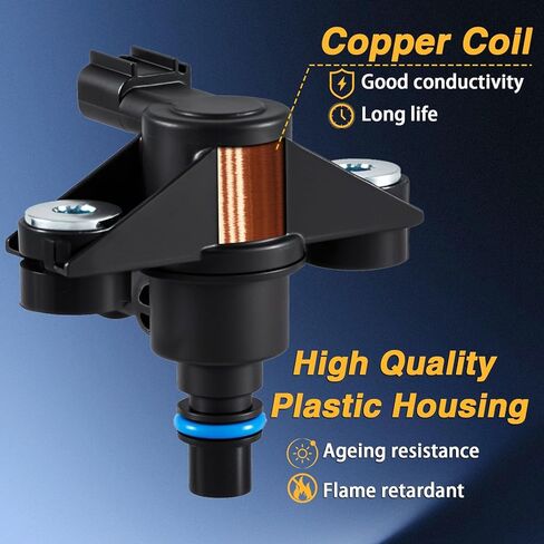 FUSCH EVAP Vapor Canister Purge Valve Solenoid - Compatible with Ford Escape Fusion F-150 Lincoln MKX MKS MKT Mazda Tribute Mercury Milan - Replaces# 9U5Z-9C915-H in Saudi Arabia