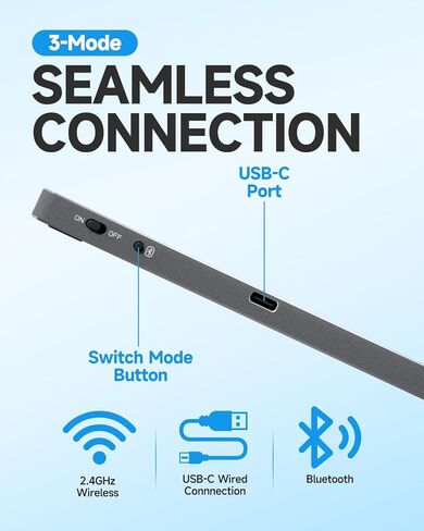 لوحة تتبع لنظام التشغيل Windows 10/11، أوضاع اتصال 3 في 1، لوحة لمس محمولة عالية الدقة للكمبيوتر الشخصي والكمبيوتر المحمول in Kuwait