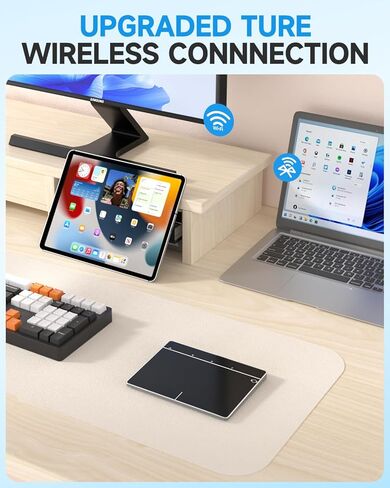 لوحة تتبع لنظام التشغيل Windows 10/11، أوضاع اتصال 3 في 1، لوحة لمس محمولة عالية الدقة للكمبيوتر الشخصي والكمبيوتر المحمول in Kuwait