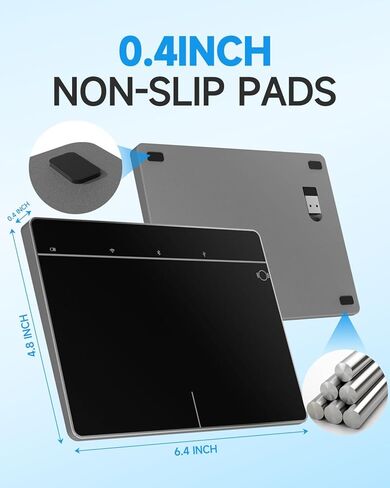 لوحة تتبع لنظام التشغيل Windows 10/11، أوضاع اتصال 3 في 1، لوحة لمس محمولة عالية الدقة للكمبيوتر الشخصي والكمبيوتر المحمول in Kuwait