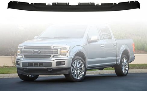 MGWILL Front Valance Compatible with 2018 2019 2020 Ford F150 Air Dam Deflector Lower Valance JL3Z17626AB, FO1095299C, FO1095299 Textured Black in Kuwait