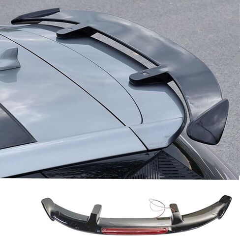 Universal Rear Window Roof Spoiler Drilling Installation Wing Compatible with Most Hatchback/SUV/Wagon/Minivan (with LED Light) in Saudi Arabia