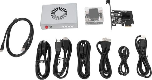 مجموعة Goshyda DMA Fuser الكاملة 4K 60 هرتز HDMI Overlayer Synthesizer، بطاقة الوصول المباشر للذاكرة لدمج شاشة العرض المزدوجة، للألعاب ومؤتمرات الفيديو in Kuwait