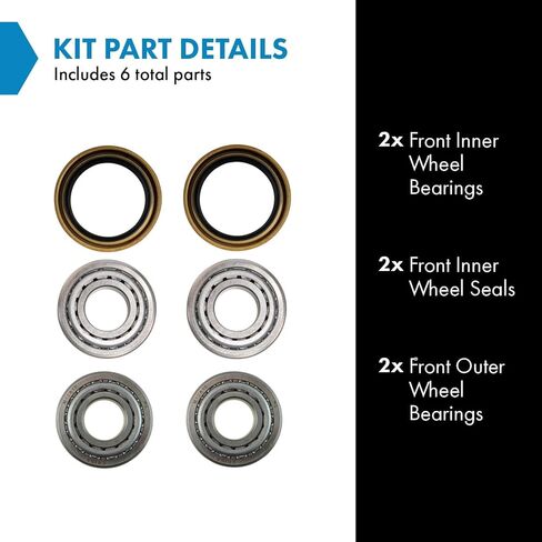 TRQ Front Wheel Bearing & Seal Kit Compatible with Checker Chevrolet Dodge GMC in Saudi Arabia
